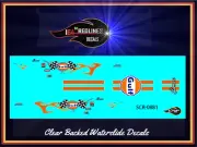 1/64 '67 Camaro "Gulf Flames" CUSTOM Decal SCR-0881