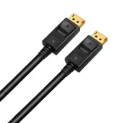 [DP12-01-BK] 1m Displayport v1.2 Cable DP 1.2 4K @60Hz Gold Plated Male to Male Cable