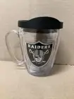 Tervis Clear Mug with Handle - 16oz Double Walled - Oakland Raiders
