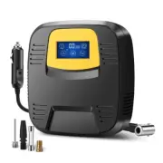 Car Electric Air Pump Mini Tire Inflator 120PSI Portable Air Compressor Bike