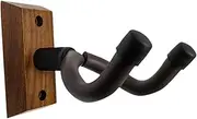 Hellery Guitar Wall Hanger Hook Instrument Support Wood Guitar Hanger Shelf Display Stand for Banjo, coffee