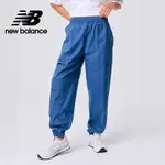 【NEW BALANCE】 NB 多口袋鬆緊縮口長褲_女性_藍色_WP31506VTI