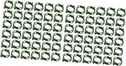 Sosoport Sets Strong Stem Support Clips Plant Garden Fixing Clips Pp Material Anti-Bending Pack for Cucumber Tomato Melon Pcs