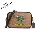 NWT COACH Cosmic Coach Jamie Camera Bag In Signature Canvas With Rexy Print