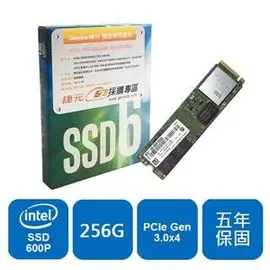 Intel 600p-SSDPEKKW256G7X1(M.2 2280 PCIe)