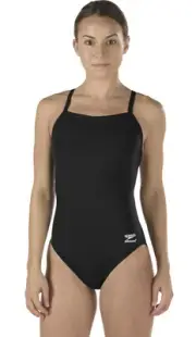 Speedo Women's Swimsuit One Piece Endurance+ Flyback Solid Adult Team Colors, 36