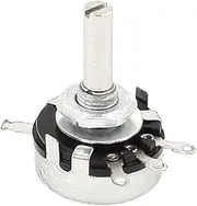 NEW LON0167 Single Turn 1000 ohm B1K Resistance 4mm Shaft Rotary Taper Carbon Potentiometer(Single Turn 1000 Ohm B1K Widerstand 4mm Welle Rotary Taper Carbon Potentiometer