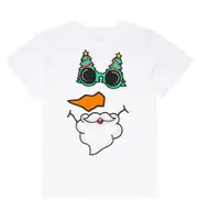 [Stella McCartney Kids] Stella McCartney Kids Embroidered cotton jersey T-shirt Y 4 white