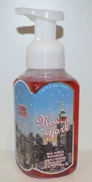 NEW BATH & BODY WORKS NEW YORK BIG APPLE SPARKLER GENTLE FOAMING HAND SOAP FOAM