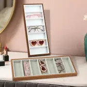 Glasses Display Box 7 Slots Glasses Storage Box for Drawer Table Dresser