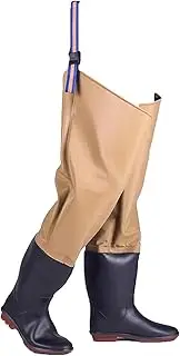 [OBGOUTLT] Fishing Hip Waders PVC Wading Boots Height 80cm Winter Warm Overknee Waders for Streams Shallow Water Mud Boots