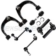 8x Fit For 2003-2009 Lexus GX470 Front Upper Control Arm Ball Joint Tie Rod Kit (for: Lexus)