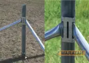 OS Ezy Slot Strainer Post 2.1m Waratah Termite Fire Resistant Fencing Gate Farm