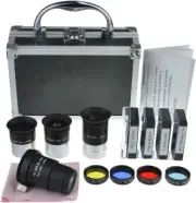 Gosky Astronomical Telescope Accessory Kit - with Telescope Plossl Eyepieces Set