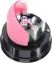 Totority Dice Shaker Cup Electric Dice Cup for Ktv Parties with Dices Lightweight Design for Family Gatherings Game Nights Random Color