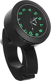 Motorcycle Handlebar Clock Car Watch Durable Aluminum Design Easy to Install for Electric Vehicles and Motorcycles Black