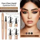 Eyebrow Microblading Pen Waterproof 3D Tattoo Liquid Ink 4Fork Brow Pencil Tint≠