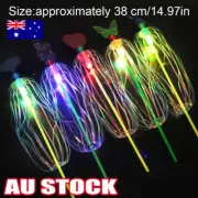 Magic Bubble Wand Twister Ribbon Bubble Flower Flashing Light Up Games NWZ