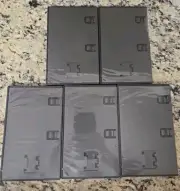5 pcs Black Cases for Nintendo Switch Game Retail Case Replacement