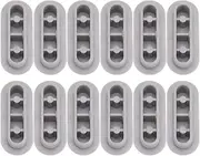 12Pcs Toilet Seat Cushioning Pads Slip Gasket for Enhanced Stability and Noise Reduction for Toilet Seat Compatibility