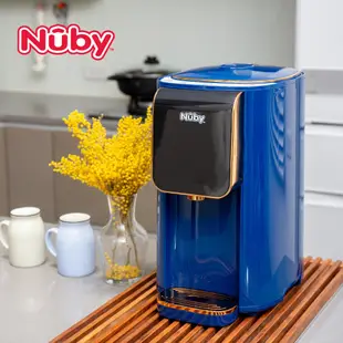 【Nuby】 智能七段定溫調乳器(白/藍/粉)｜溫控熱水瓶 泡奶神器 安全防護