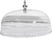 FytStycale Cake Stand Cover, Pastry Exhibition Clove Serving Stitch Cover, Food Dome Cake Cover Cover for Camping Picnic in Birthday Home , as described, 30CM
