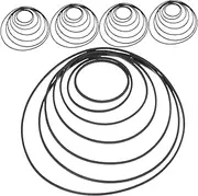 Totority Rubber Tape Recorder Belts 50 Pack Square Cassette Players Belts 2/3mm