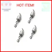 Zpsolution Screw Locking Magnetic Necklace Clasps Safety Magnetic Jewelry Clasps