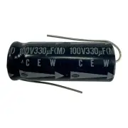Elna Electrolytic Capacitor Axial 330uf 100V 85c 40x15mm
