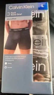 Calvin Klein Men underwear 3 Pack Microfiber Boxer Brief Moisture-Wicking 4-way