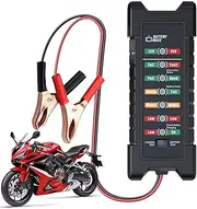 Automotive Battery Tester | 12V/24V Automotive Batteries & Alternator Diagnostic Tool | Alternator Battery Tester for Car, Motorcycle, Boat