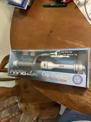 NEW* JILBERE NANO SILVER 450* CERAMIC CLIP / CLIPLESS IONIC 1 1/2” CURLING IRON