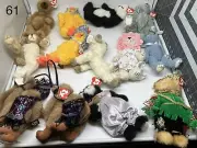 TY Beanie Babies Lot of 13 All Tagged 2-3 GENERATION - Mint With Mint Tags