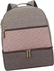 Eigell Diaper Bag Backpack Nursing Backpack Large Capacity Portable for Mom Dad Casual Daypack Lightweight Nappy Changing Bag, Multicolor B