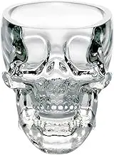 Glow Castle Creative Skull Glass - Crystal Skull Vodka Spirits Cup (300ML)