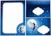 Letter Pad with Envelope for Kids Fairy Stationery Set for Girls (A5 Pad with 25 Sheets + 15 Envelopes)
