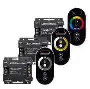 RF Touch Remote Controller Dimmer COB CCT RGB DC12-24V 12A 18A LED Strip Light