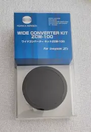 Wide Angle Lens Converter SLR Ring Adapter Minolta ZCW-100 Konica CAMERA Dimage