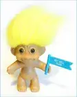 GET WELL SOON TROLL Message 3" Yellow Hair Sign Russ NEW Vintage 1990s NOS