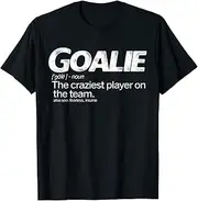 [X.Style] Goalie Definition Tshirt Soccer Hockey Goalkeepers ds517 T-Shirt Black