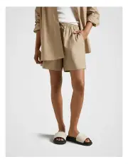 [Fine Day] Cotton Poplin Short in Walnut