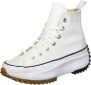 Unisex Converse Run Star High platform , white/black/gum, women's 9 and mens 7.5