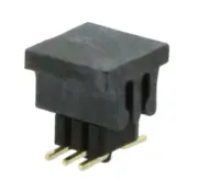 Pack of 2 M40-3200345R Connector Header Surface Mount 6 position 0.039" (1.0...