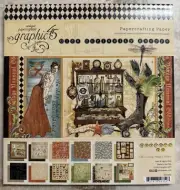 Graphic 45 *OLDE CURIOSITY SHOPPE* 8x8 Paper Pad RETIRED 2012 Brand NEW