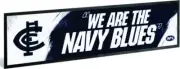 Carlton Blues AFL Bar Runner Mat Team Logo Footy Fan Official AFL Merchandise