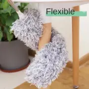 Extendable Feather Duster Telescopic Long-Handle Microfiber Cleaning Magic Brush