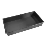 641 x 336 x 101mm Shower Niche Single Shelf Organizer No Tile Needed in Black