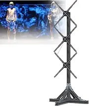 171cm 3D Hologram Fan Display and Stand, 1x3 Hologram Fan Display Animation Video Projector for Bar, Shop, Halloween, Christmas, Usiness Store Signs，with 576 LED Beads