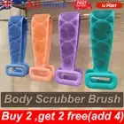 Silicone Exfoliating Back Strap Scrub Shower Body Scrubber Brushs for Wash Clean