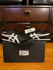 Asics Onitsuka Tiger Mexico 66 Shoes Black & White Brand New Kill Bill